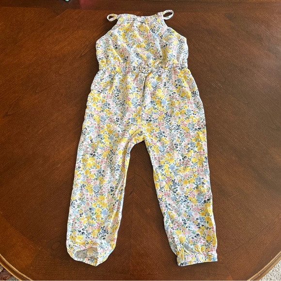 Old Navy | Floral Jumpsuit with Yellow and Blue Accents - Picture 2 of 5